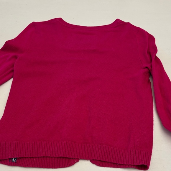Abercrombie & Fitch Kids' Fuchsia Ruffle Sweater - Picture 5 of 5